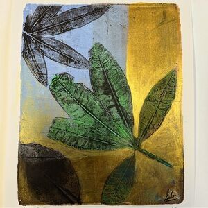 #408 med 9x12 Monoprint
